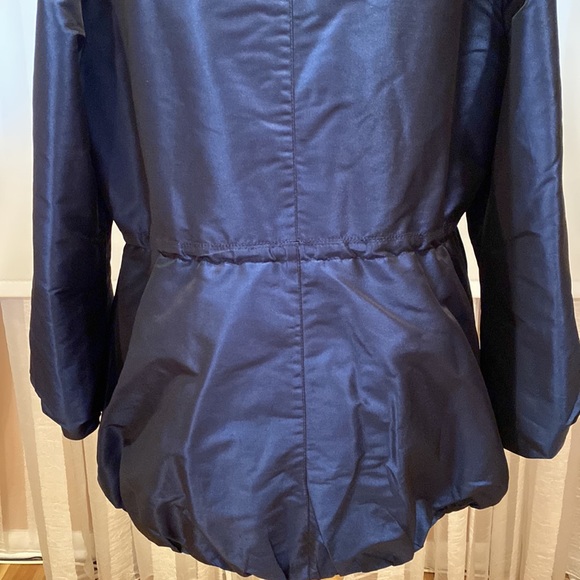 ARMANI Collezioni fabulous unique jacket blue polyester, size M/L - Picture 7 of 13